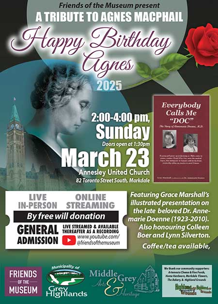 A Tribute to Agnes Macphail: Happy Birthday Agnes poster
