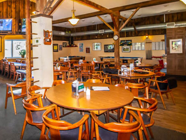 inside the Bogey and the Blonde restaurant