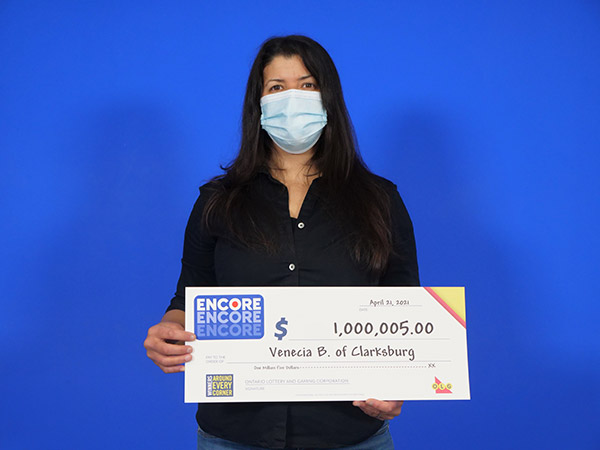 Venecia Bautista Traveras, lottery winner.