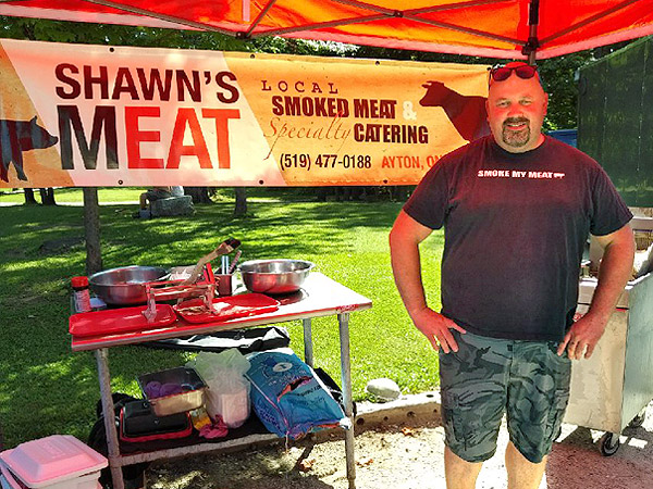 Shawn's Meat at Southgate community farmers market.