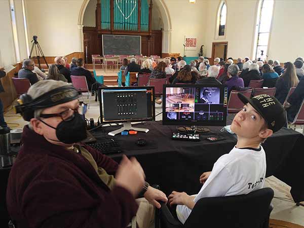 Tim Reilly and Jacob Broderick at The Hanley Institute production of Macphail