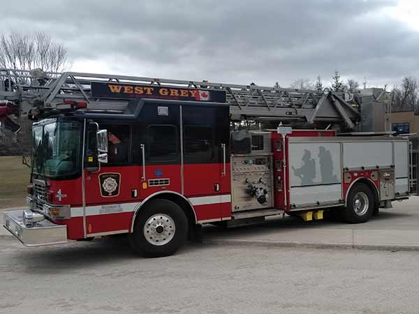 West Grey fire truck
