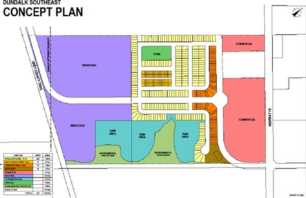 Dundalk Southest concept plan