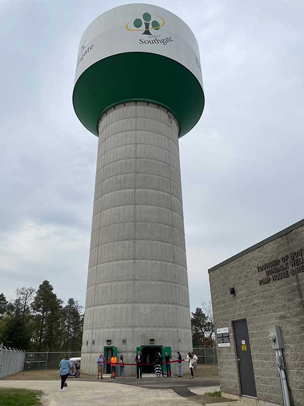 Southgate water tower in Dundalk