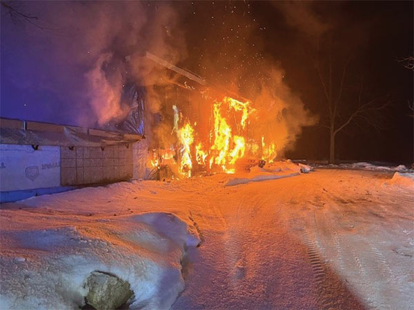 House fire in Eugenia
