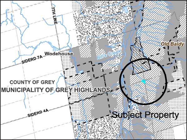 proposed parking lot south of Kimberley