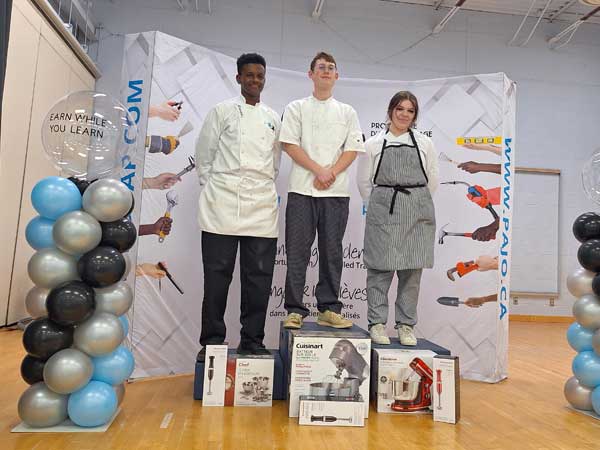 Top 3 Culinary students