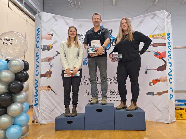 Top 3 Hairstyling students