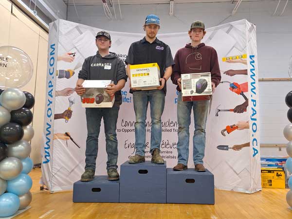 Top 3 Welding students