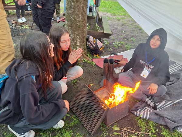 Indigenous student forum outdoor activity