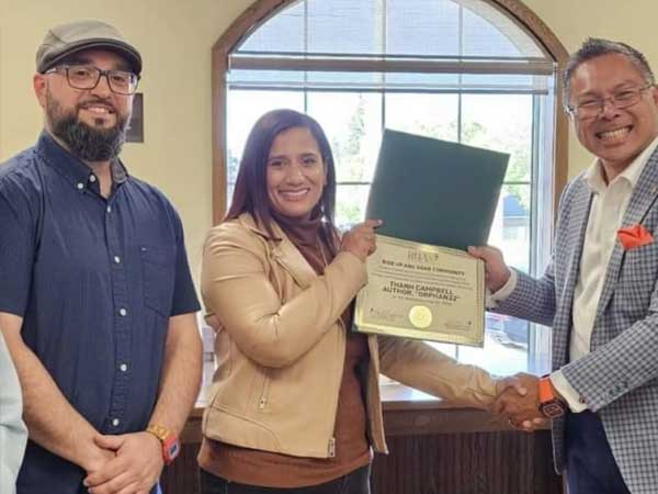 RUAS Community Raphael Monteiro Board of Director, Joey Soares Executive Director, Monica Singh Soares founder and Southgate Councillor
