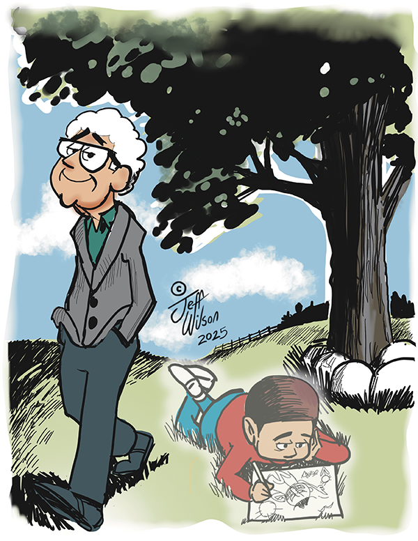 Jeff Wilson cartoon
