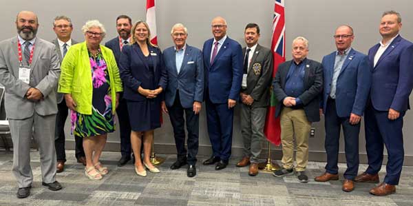 2025 WOCW members with Ontario Minister Flack