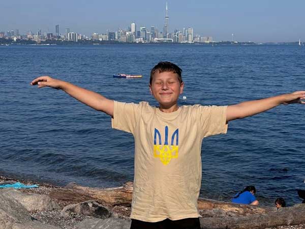 Ukrainian newcomer Ivan in Toronto