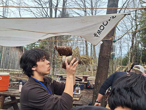 2025 Indigenous Student Forum fire making workshop