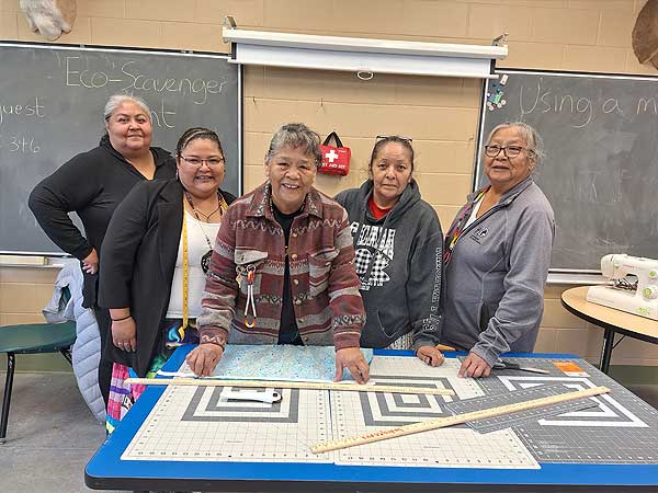 2025 Indigenous Student Forum rbbon skirt making workshop