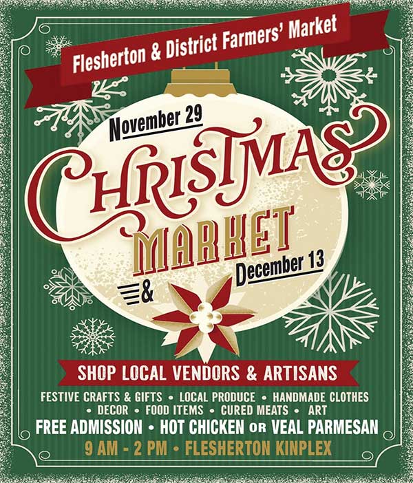 Flesherton Christmas Market poster