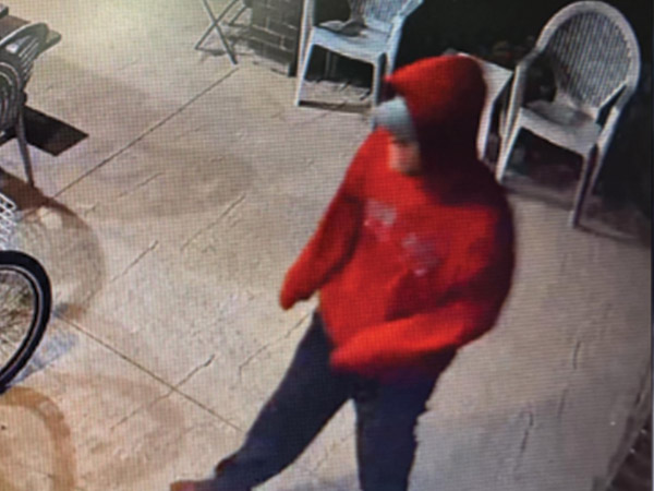 Security camera image of suspect.