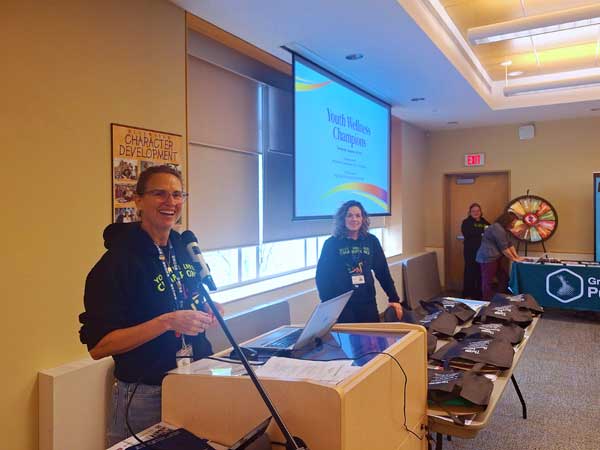 BWDSB Mental Health Lead Summer Kueneman (left) and Grey Bruce Public Health Nurse Kristi McCracken (right).